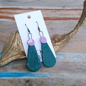Gorgeous ceramic drop earrings